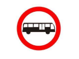 B-3a  zakaz wjazdu autobusów