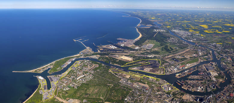 Obszar obsługiwany przez Port Gdański Eksploatacja