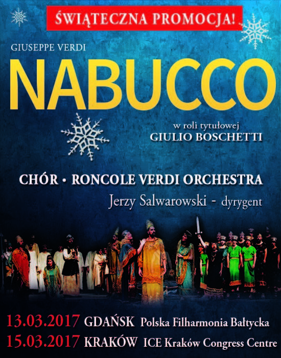 Nabucco w Polskiej Filharmonii Bałtyckiej już w marcu!