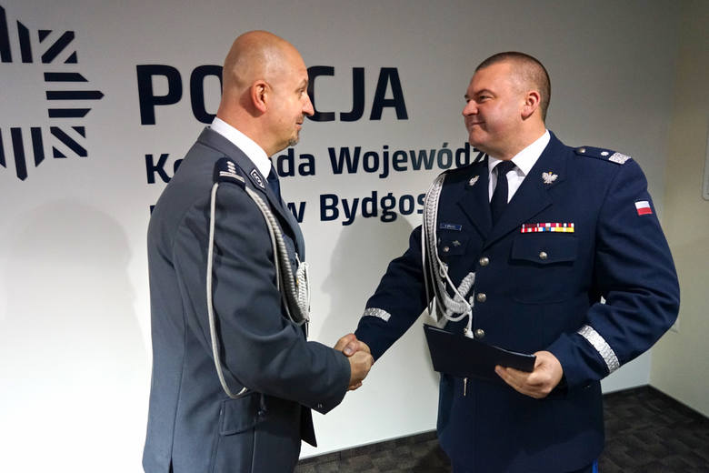 Nowy komendant wojewódzki policji w Bydgoszczy: 