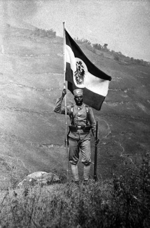 Askarysi służący we Niemieckiej Afryce Wschodniej byli rekrutowani głównie w Egipcie i Mozambiku.