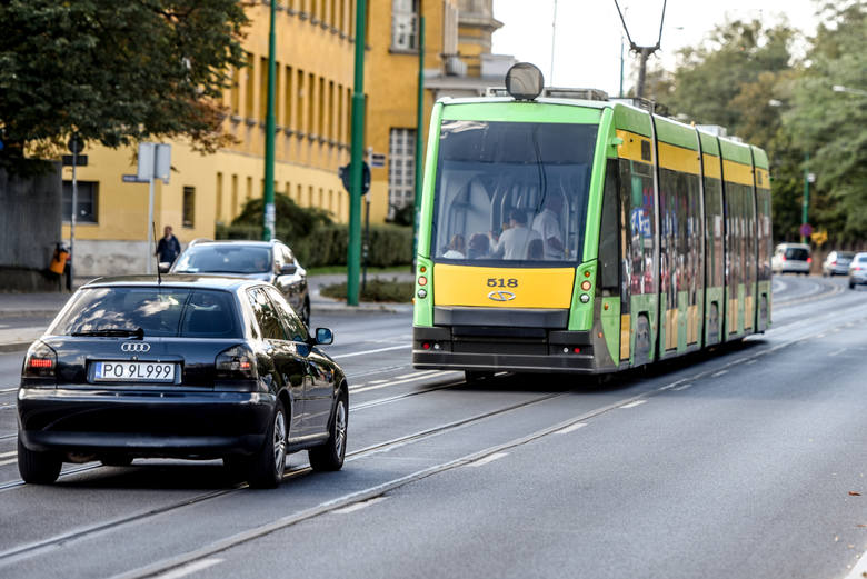 Wydzielenie torowiska ma spowodować, że tramwaje nie będą juz stały w korkach na ul. Grunwaldzkiej