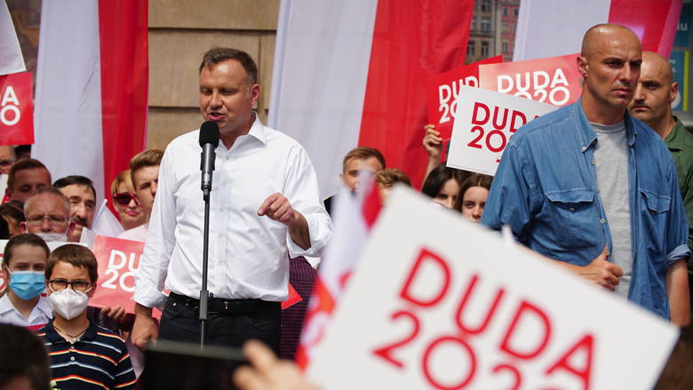 Andrzej Duda na Rynku chwali rozwój Wrocławia: chapeau bas! 