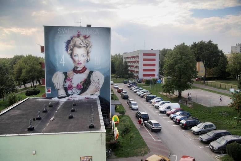  W Częstochowie od kilku lat powstają kolejne muralne