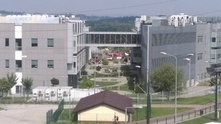 Wybuch w Jagiellońskim Centrum Innowacji. 200 osób ewakuowanych 