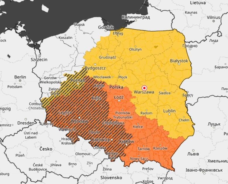IMGW wydało alerty pogodowe dla niemal całej Polski.