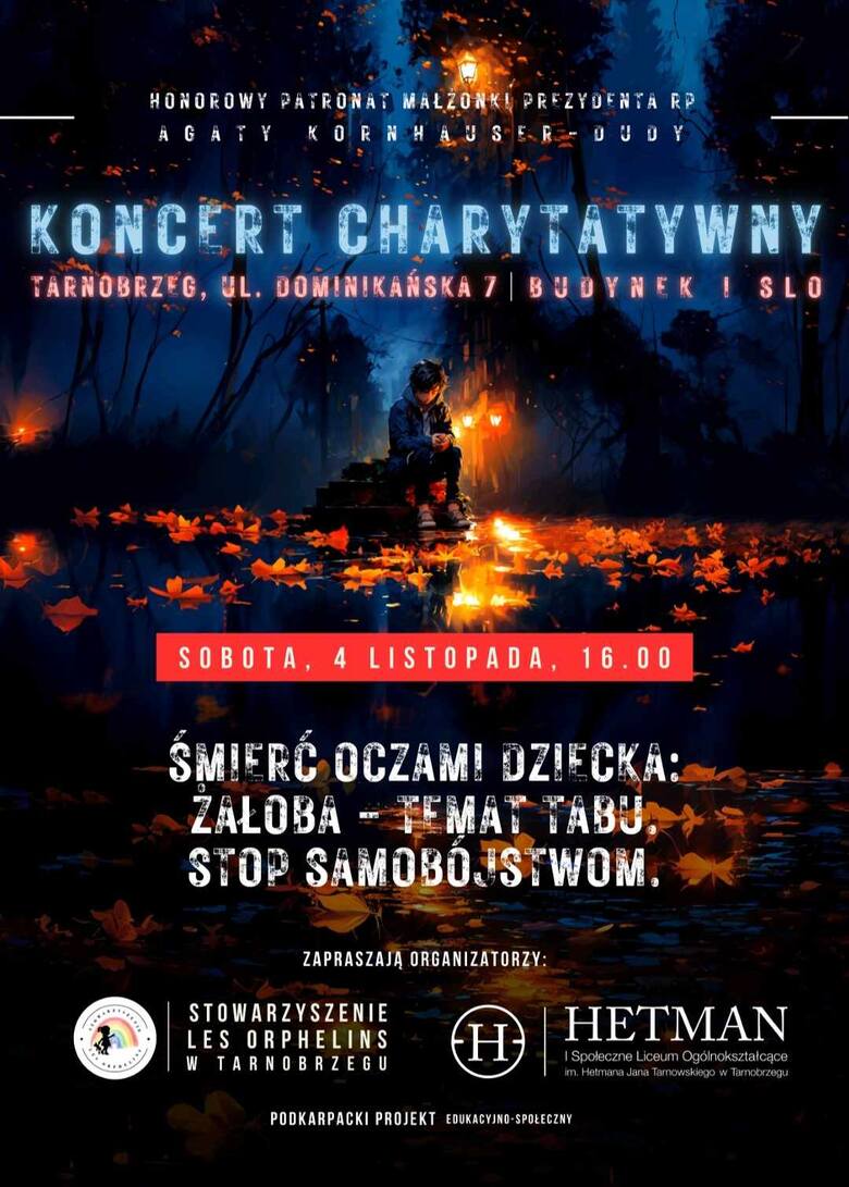 Koncert charytatywny uczniów społecznego liceum w Tarnobrzegu. Przyjdź 4 listopada do 