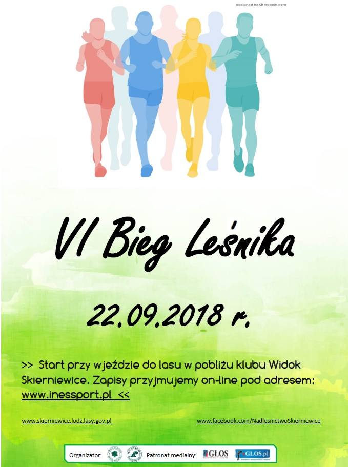 VI Bieg Leśnika organizowany przez Nadleśnictwo Skierniewice już 22 września 