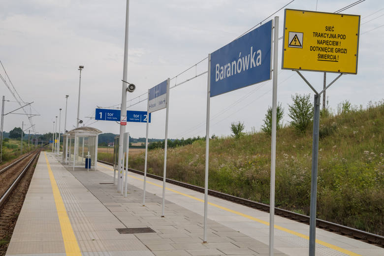 Stacja kolejowa w Baranówce