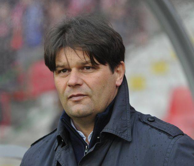 Trener Widzewa Radosław Mroczkowski