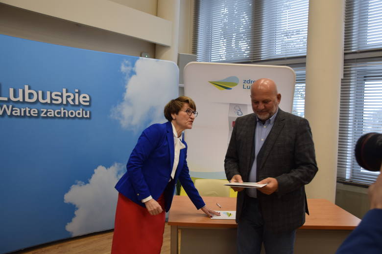 Podpisanie umów na dotacje dla wojewódzkich stacji pogotowia ratunkowego w Gorzowie Wielkopolskim i Zielonej Górze - 14 lutego 2020 