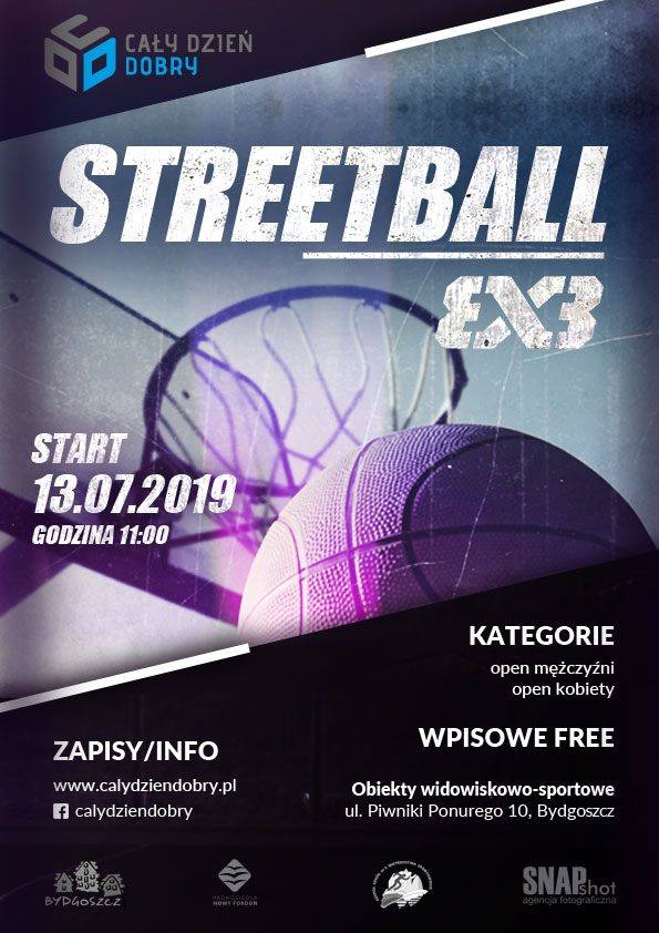 Turniej Streetball 3x3 FIBA Cały Dzień Dobry ponownie w Bydgoszczy. Będzie się działo!