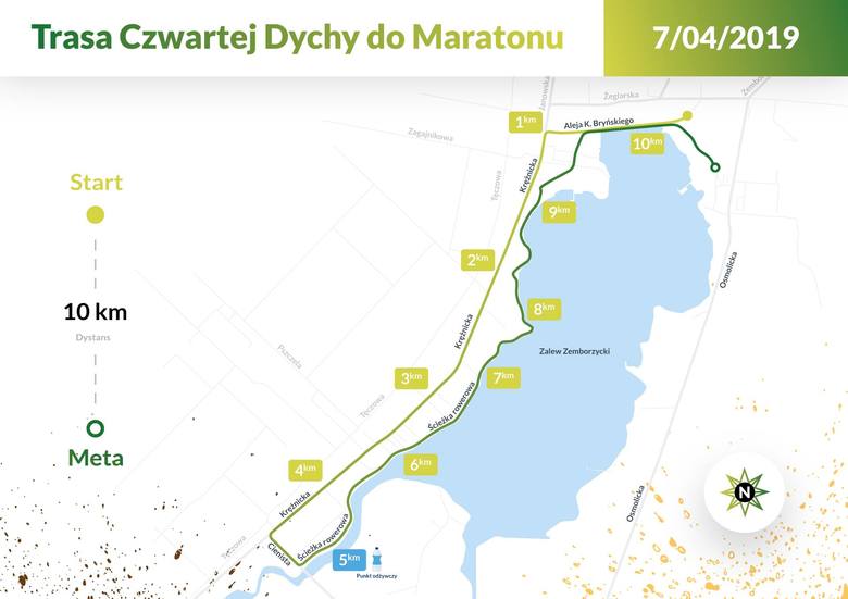 Czwarta Dycha do Maratonu 2019. Uwaga na utrudnienia w okolicach Zalewu Zemborzyckiego. Sprawdź trasę biegu