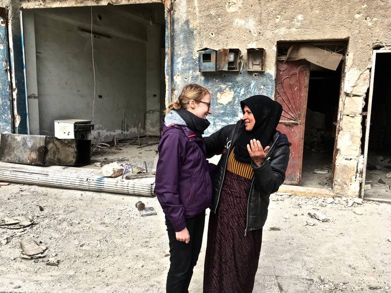 Spotkanie z Haną, mieszkanką wschodniego Aleppo (dzielnica Jabal Badru)