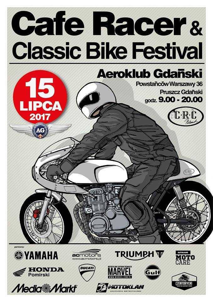 Cafe Racer & Classic Bike Festival. Motocyklowo-samolotowa impreza w Pruszczu Gdańskim