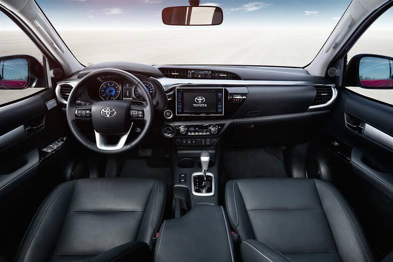 Toyota HiluxW najnowszej Toyocie Hilux wprowadzono nową gamę systemów wspomagających hamowanie. Są to m.in. system aktywnej kontroli trakcji (Active