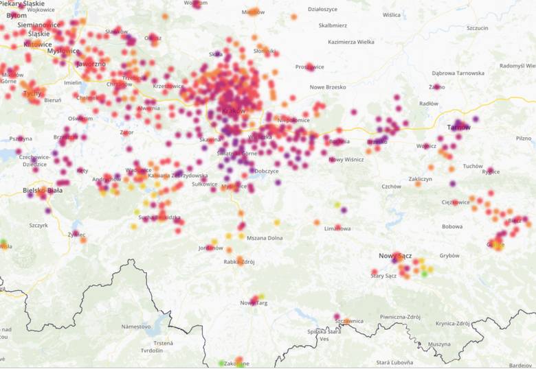 Rekordowy smog w Krakowie. Najlepiej nie wychodzić z domu