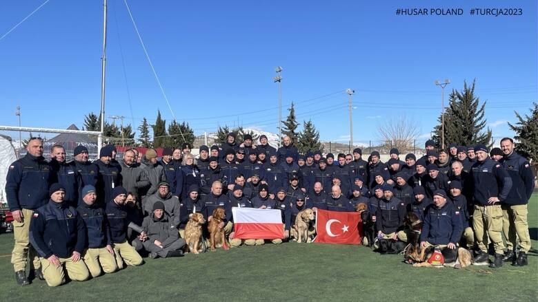 Polska grupa ratownicza w Turcji