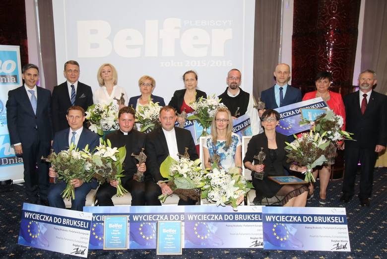 Złota Dziesiątka konkursu Belfer Roku 2015/ 2016 oraz wręczający tytuły i nagrody.