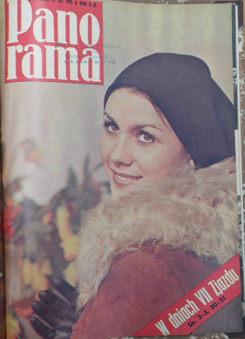 Maria Wiśniewska, kreślarka z Biura Projektów Górniczych w Gliwicach. Grudzień 1975