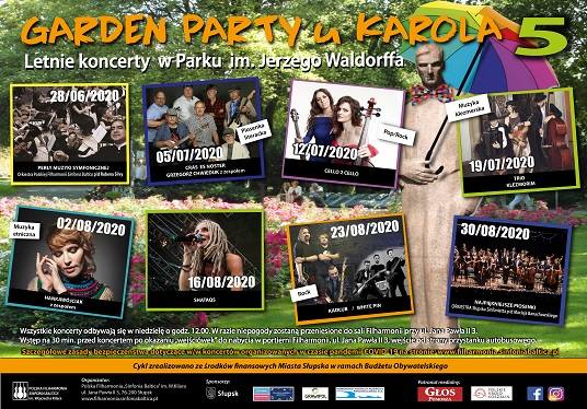 Przyjdź na Garden Party u Karola. Pierwszy koncert 28 czerwca