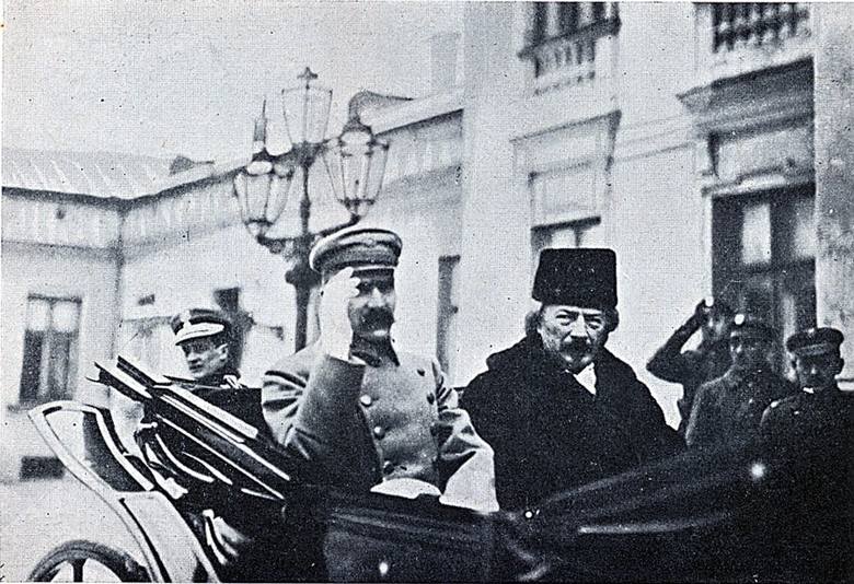Józef Piłsudski i Ignacy Jan Paderewski (styczeń 1919)