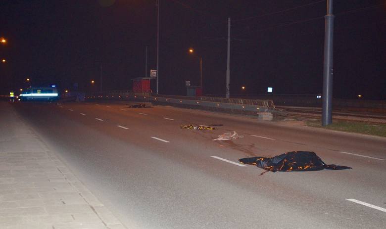 Tragiczny wypadek na wiadukcie ul. Przybyszewskiego
