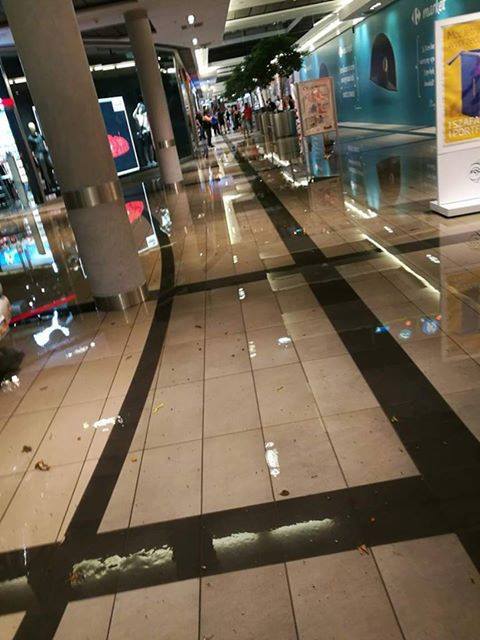 Galeria Focus Mall również została zalana.