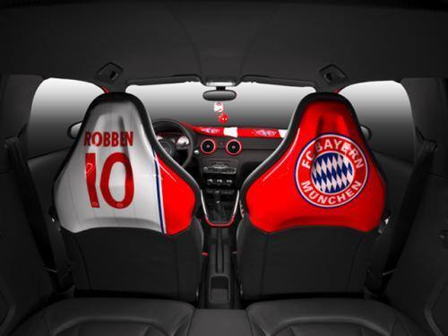 Fot. Audi. ...ma na fotelu numer i nazwisko Robbena – gwiazdy klubu