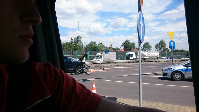 Wypadek dwóch samochodów BMW w Mikołowie
