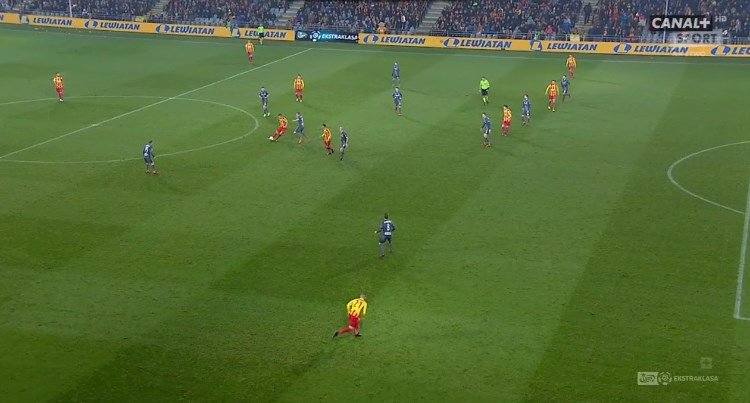Spalony czy nie? Sporna sytuacja przy golu na 3:2 w meczu Korona - Legia