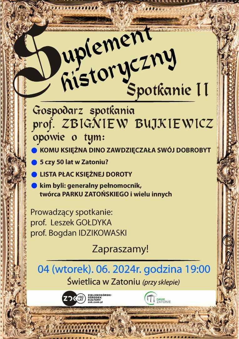 W świetlicy sołeckiej (przy sklepie) we wtorek (4.06) o godz. 19, odbędzie się spotkanie ze Zbigniewem Bujkiewiczem.