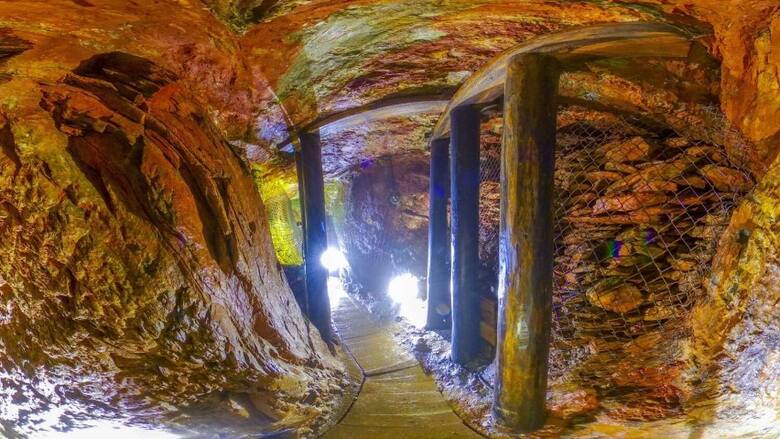 Tak wyglądają wnętrza kopalni w Krobicy