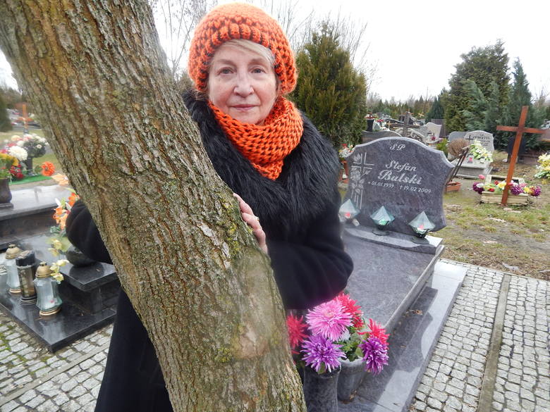 Klon rośnie ledwie kilkadziesiąt centymetrów od grobu. - Niedługo korzenie drzewa zaczną niszczyć pomnik - mówi Lucyna Bulska.