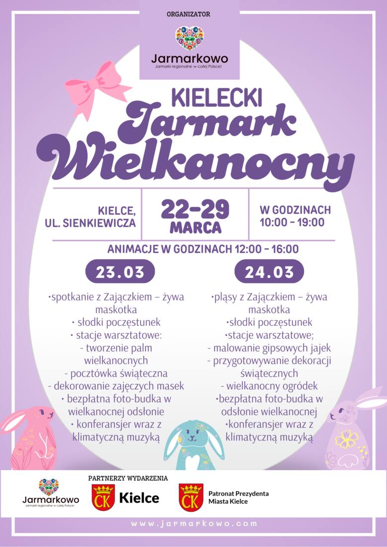 Jarmark Wielkanocy w Kielcach. Będzie moc świątecznych atrakcji na deptaku 
