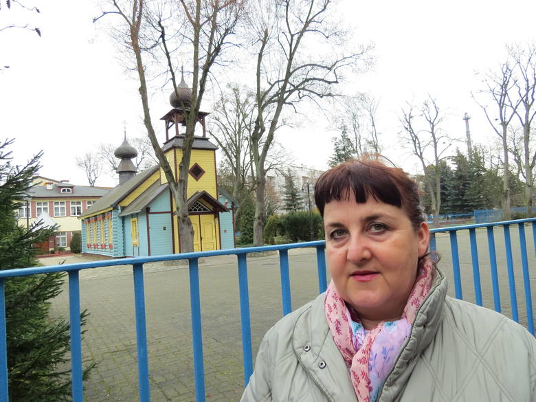 Aldona Nocna: - Tę cerkiew wybudowali cieśle z Syberii w 1894 roku w stylu zauralskim