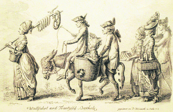 Pielgrzymka do francuskiego lasku, 1779   