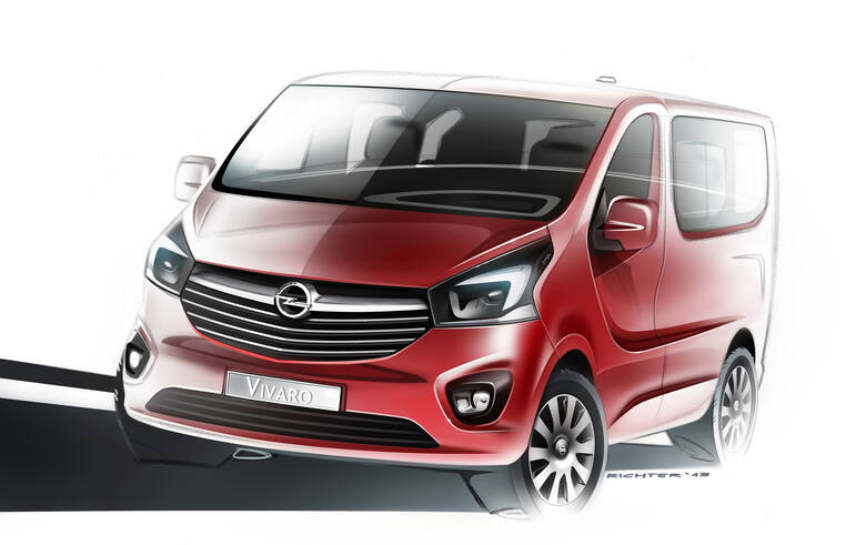 Nowy Opel Vivaro – w świeżej stylistyce, z innowacyjnymi silnikami i nowoczesnymi technologiami – zadebiutuje na początku lata 2014 roku Fot: Opel