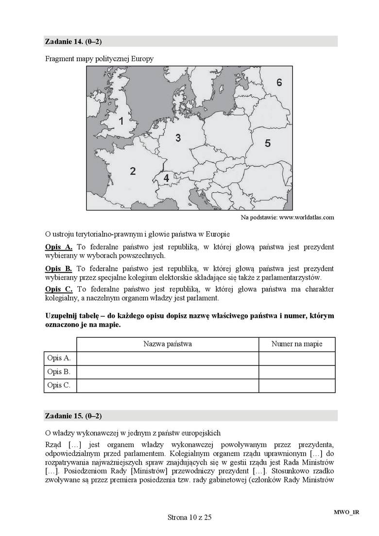 Matura 2017. WOS rozszerzony (PYTANIA, ARKUSZE CKE ...