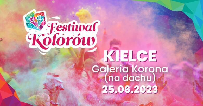 Festiwal Kolorów 2023 w Kielcach. Już w czerwcu dach Galerii Korona zalśni od wszystkich kolorów tęczy! Sprawdźcie szczegóły