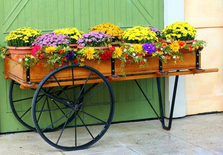 Pomysł na stojak na kwiaty