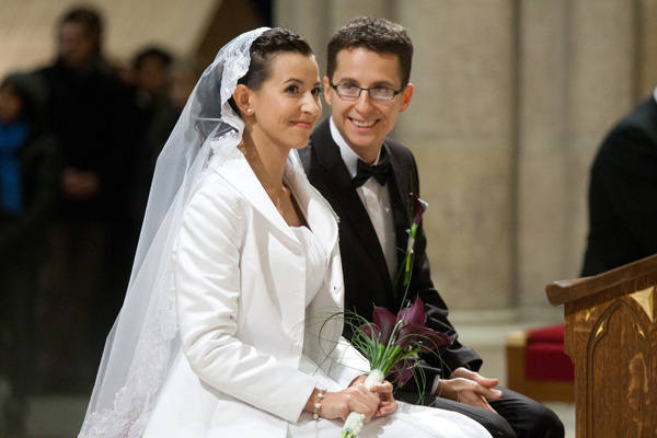 Kamila Wójcicka i Tomasz Maciaszczyk są jedną z ponad stu par, która pobrała się w Boże Narodzenie.