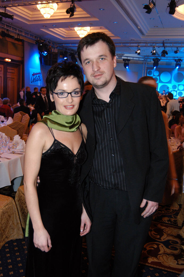 Dorota Gawryluk z mężem