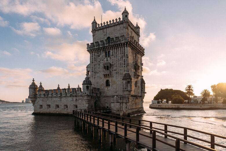 Wieża Belem to jedna z atrakcji Lizbony, wpisany na listę UNESCO.