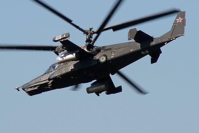 Ukraińskie siły podają, że zniszczyły helikoptery wroga