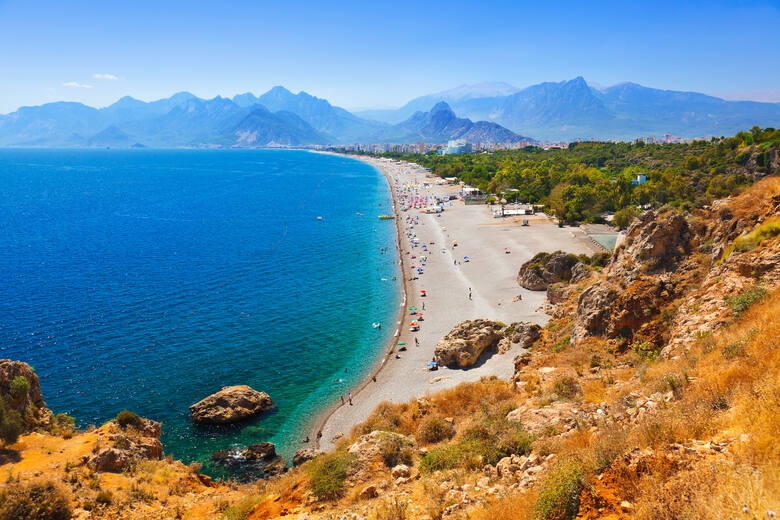 Plaża, Antalya, Turcja