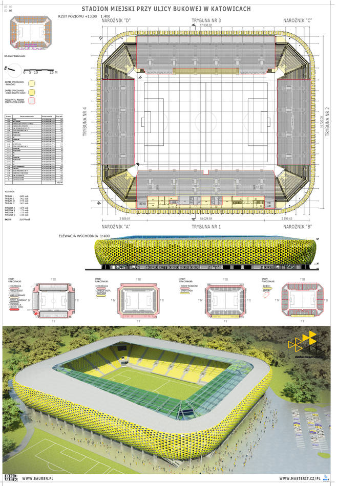 Zobacz Jak Bedzie Wygladal Nowy Stadion Gks U Katowice Zdjecia Plany Gol24 Pl