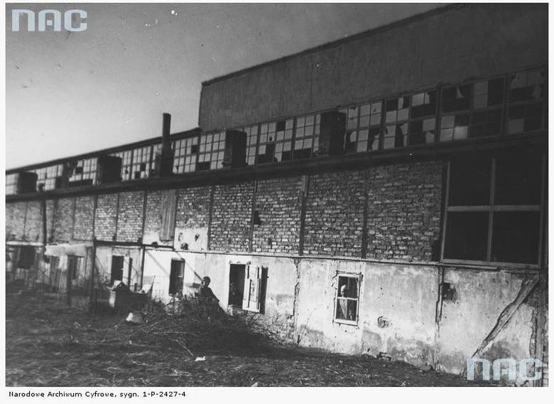 Osiedle bezrobotnych na terenie po Powszechnej Wystawie Krajowej - 1935 rok<br /> 