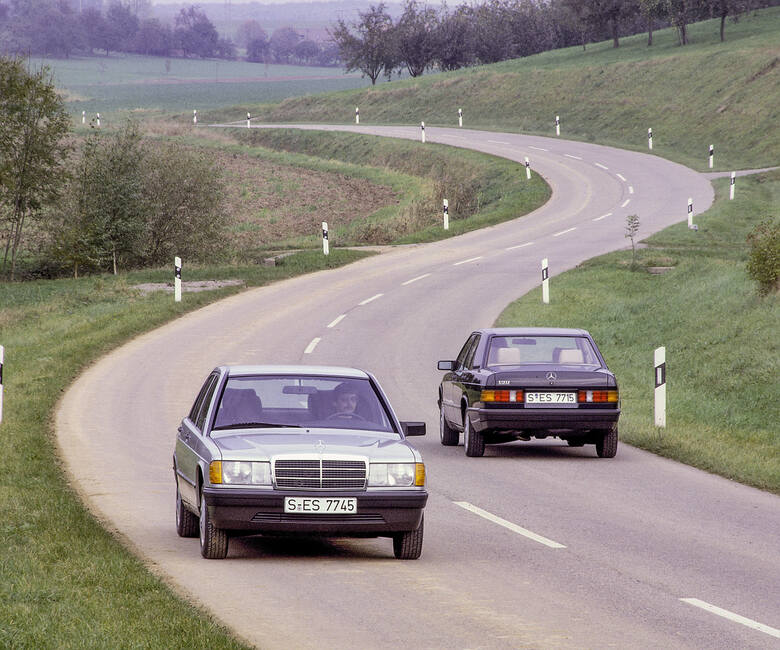 Szykowny, bezpieczny, zwrotny – mając na uwadze te wymagania, 8 grudnia 1982 r. Mercedes-Benz poszerzył swoją ofertę o nową, bardziej kompaktową serię