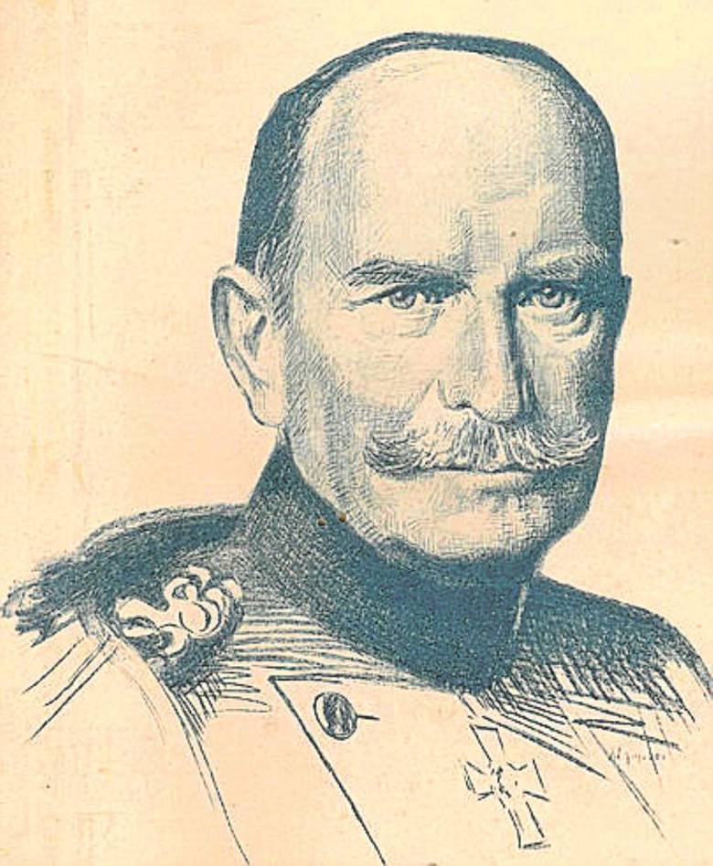 Hans Hartwig von Beseler, generał-gubernator warszawski, inicjator utworzenia przez Niemców polskiej armii. 